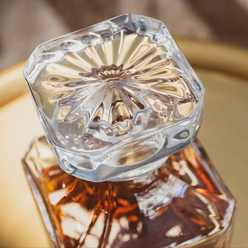 Personalized Whiskey Decanter Set with Wooden Gift Box - Set of 6