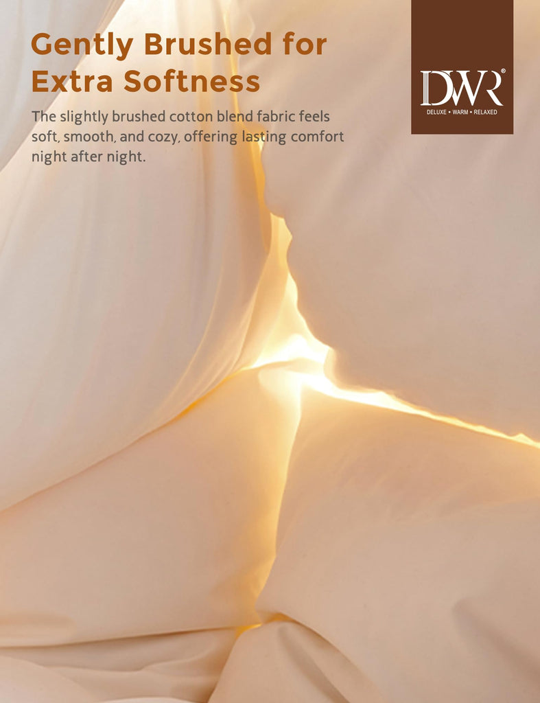 Goose Feather Down Fiber Comforter, 90x90, Medium Weight, 8 Tabs