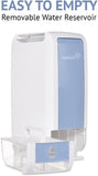 13-Pint Small-Area Desiccant Dehumidifier Compact and Quiet - With Continuous Drain Hose for Smaller Spaces, Bathroom