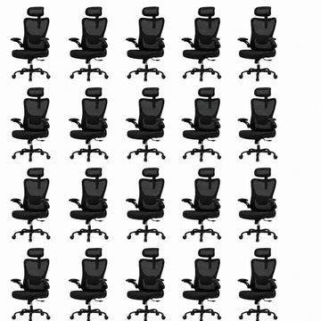 Ergonomic Office Chair, High Back Computer Desk Chair with Adjustable Lumbar Support and Headrest, Comfy Gaming Chair