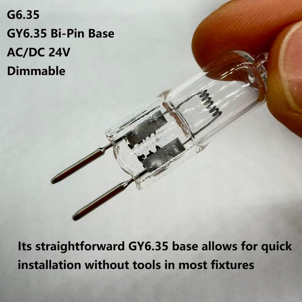 G6.35 24v 100w Gy6.35 24V Machine Work Lamp Halogen Bulbs 6pcs