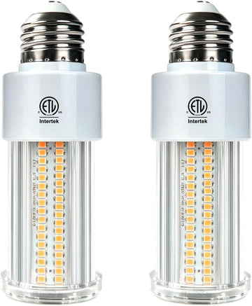 NS 2 Pack 300W Equivalent LED Corn Light Bulb 5000 Lumen 3000K 40W Large Area Warm White E26/E27 Medium Base