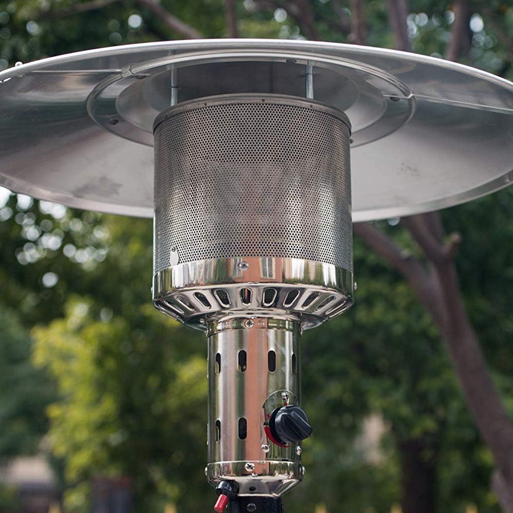 47,000 BTU Patio Heater for Outdoor Use with Round Table Design, Commercial Outdoor Patio Standing Heater with