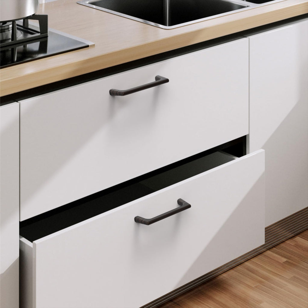 10 Pack 3.75 Inch(96mm) Oil Rubbed Bronze Cabinet Pulls Cabinet Handles Cupboard Handles Kitchen Cabinet Hardware for