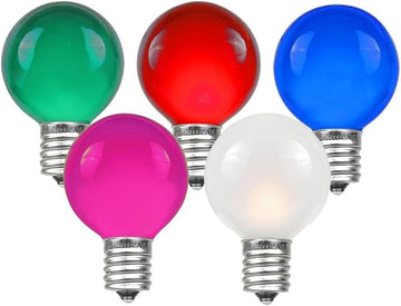 Incandescent G30 Globe Replacement Bulbs, 5 Watt