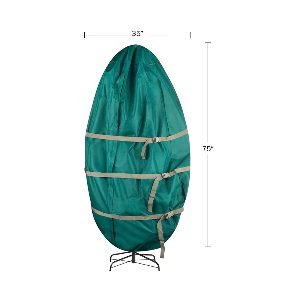 Upright Christmas Tree Storage Bag, Green, 75" x 35"