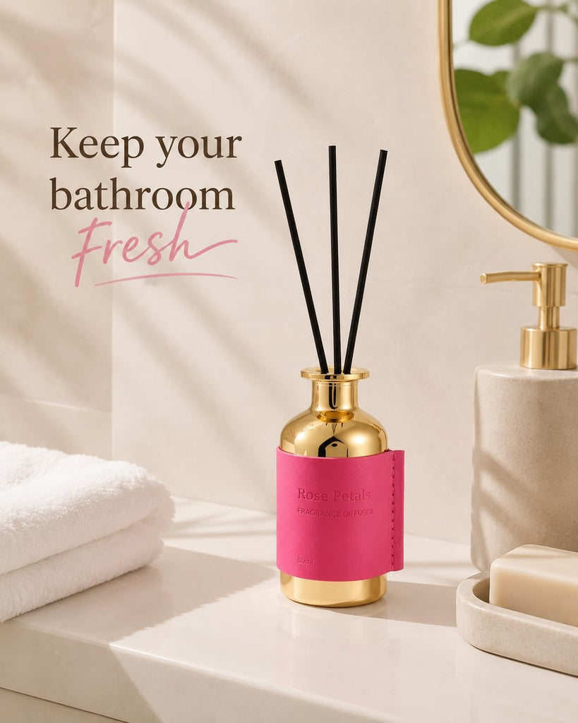 Reed Diffuser Set, Diffuser 80Ml / 2.7 fl OZ Gift Box - Includes Reed Diffuser Sticks, Long Lasting Fragrance Oil