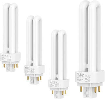 26 Watt T4 Double Tube CFL 4 pin G24q-3 Base Light Bulb 4200K 1500lm -UL Listed,Compact Fluorescent -Cool White Light