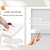 French Doors, 60"x80"Interior Double Doors with Jamb & Hardware Kit, 5-Lite Clear Glass, Solid Core MDF for Bedroom