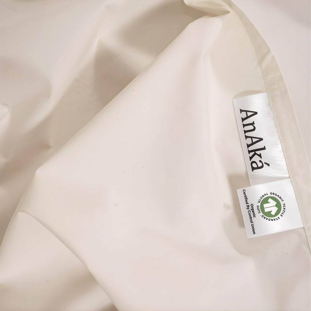 Certified 100% Organic Cotton Sheet Set - Premium Long-Staple Cotton Percale Weave, Cool & Breathable Luxury