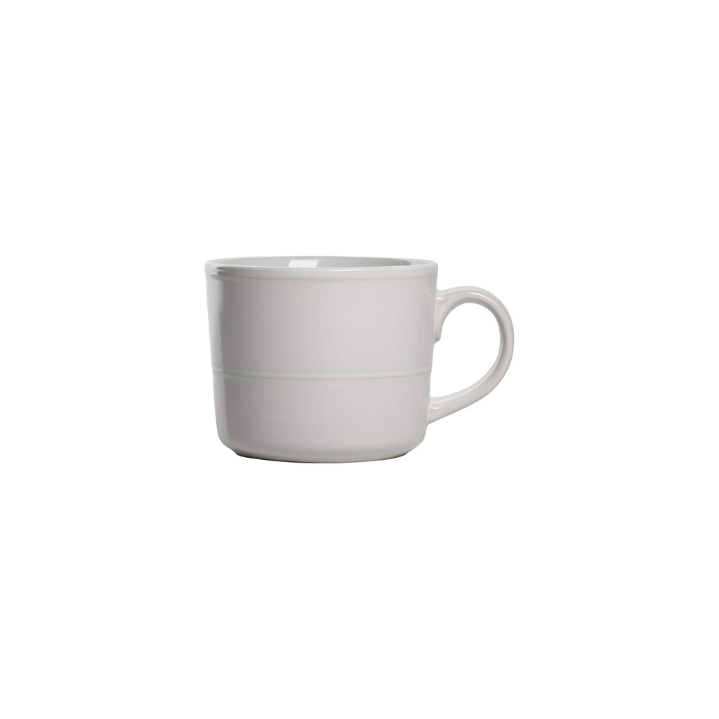 Double Line 16 Piece Dinnerware Set, White