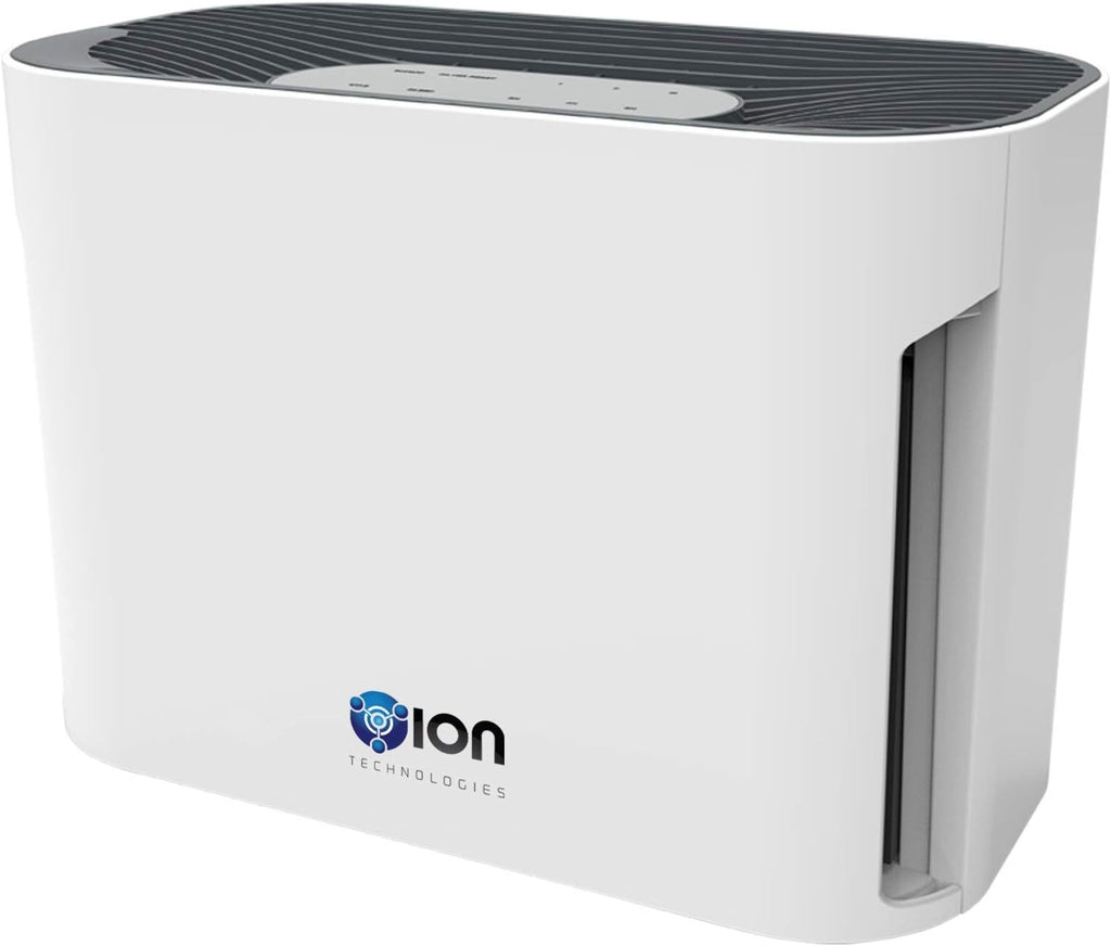 4-in-1 True HEPA Air Purifier 3 Speeds Plus UV-C Sanitizer (White)