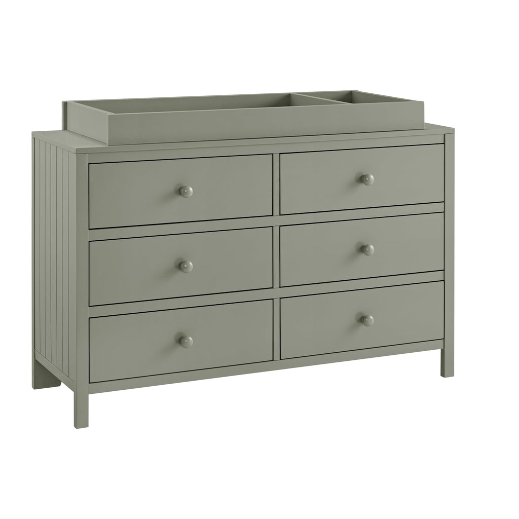Everlee Changing Topper for 6 Drawer Dresser, Olive Green