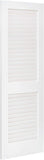 Louver-Louver Plantation Interior Door Slab, White (80x18)
