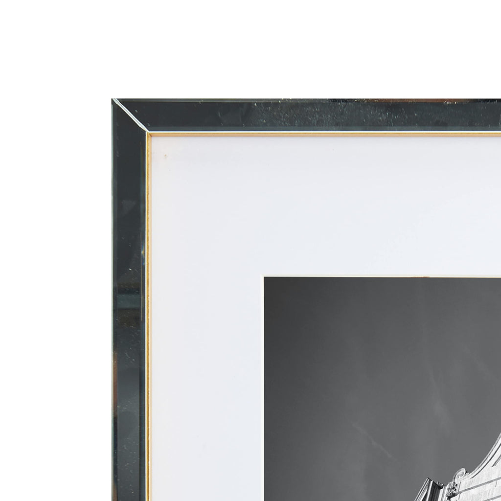 Gold Mirrored 16x20 Matted to 11x14 Picture Frames, Horizontal or Vertica Display