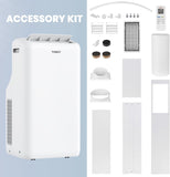 14,000BTU (9,600 BTU SACC) Smart WiFi Portable Air Conditioner with Heater, Powerful Cooling Auto Swing, Dehumidifier