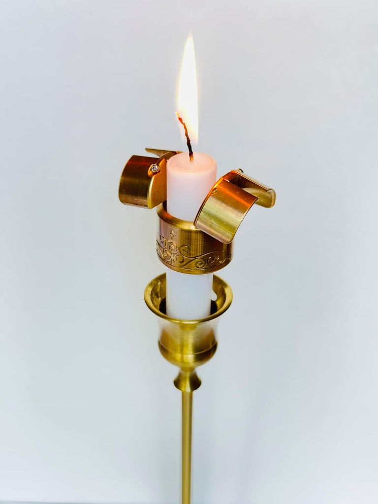 Automatic Candle Extinguisher | All-in-One Candle Snuffer & Wick Trimmer | American Solid Brass Design | Unique Gift