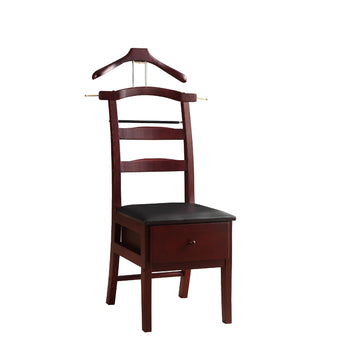 Products - Manchester Chair Valet, Office Chair with Hanger & Valet, Accessory & Clothes Organizer (Mahogany)