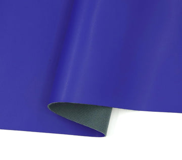 Faux Leather Sheets, Leather Fabric, Vinyl Faux Leather, Blue, 1 Yard