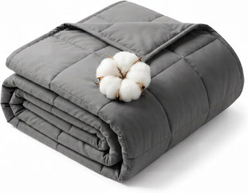 Machine Washable Weighted Blanket for Adults - Heavy Blankets for All-Season Sleeping, Cooling Soft & Breathable with