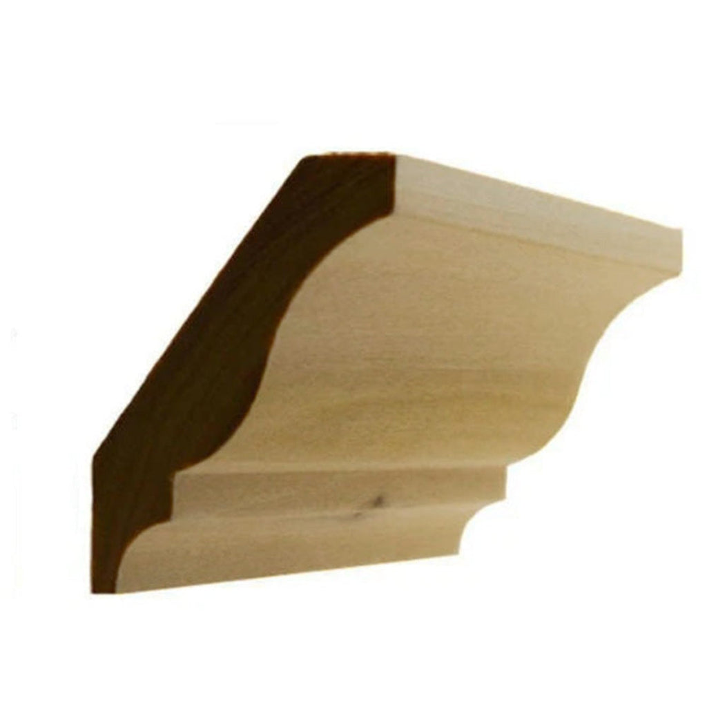 Colonial Crown Moulding Trim, 3/4" x 3-5/8", Cherry, 94"