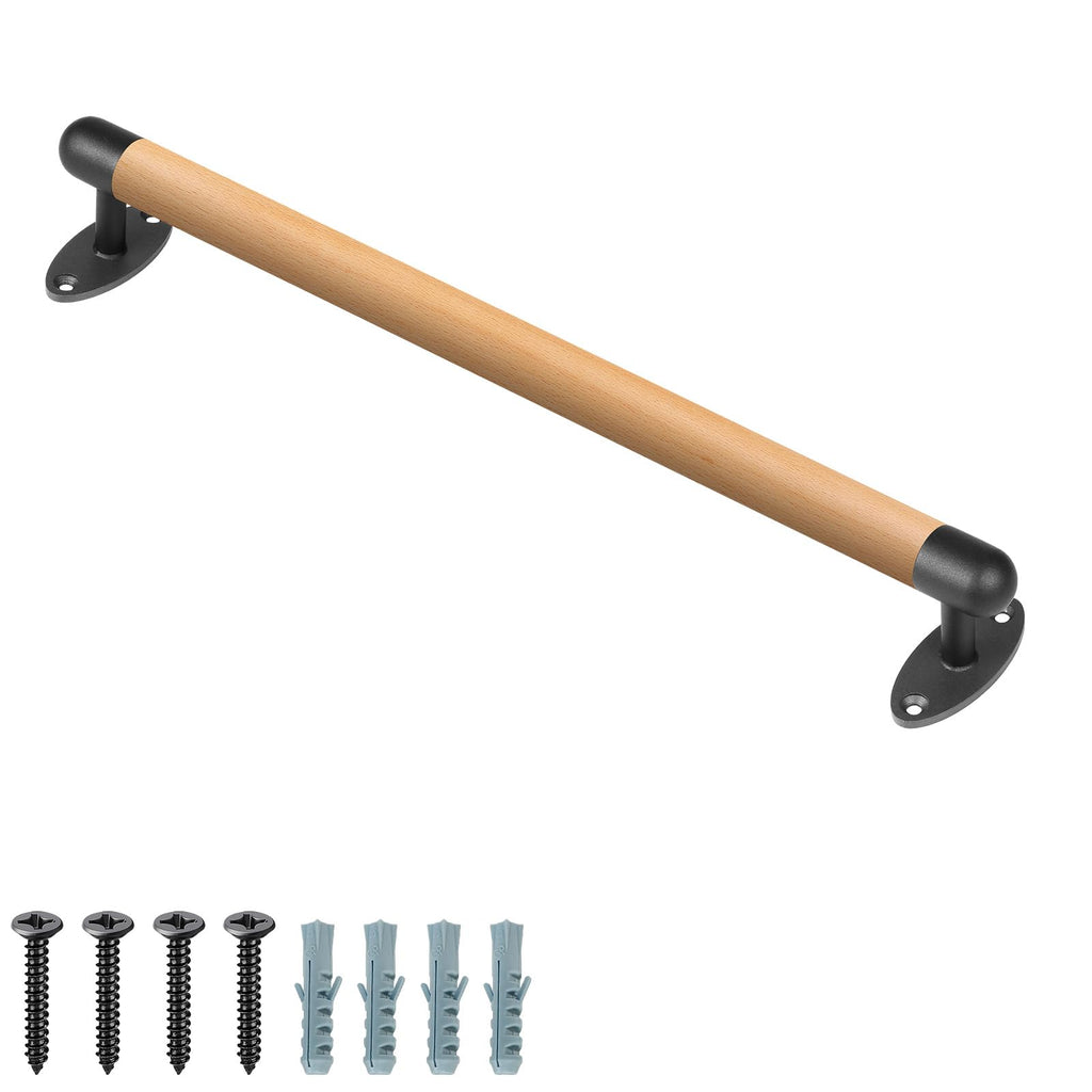 36 Inch Wood Handrail Indoor Stairs Handrail Wall Mount Handrail