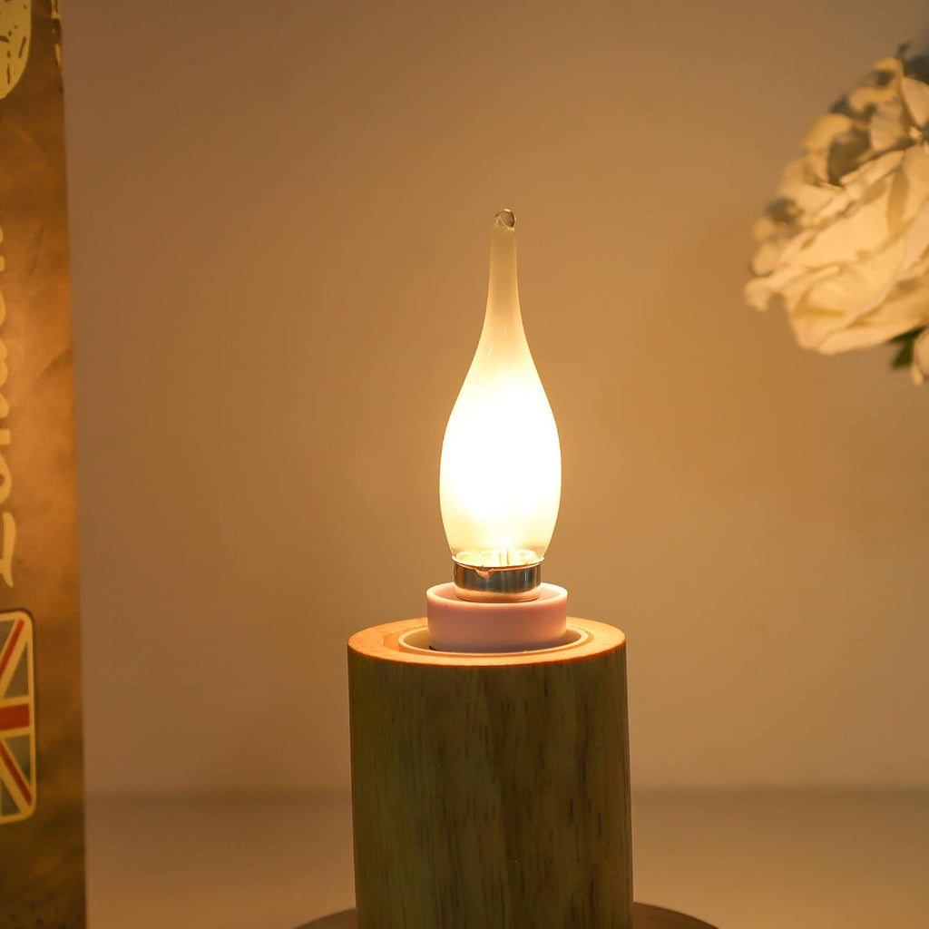Candelabra LED Night Lights Bulbs 15 Watt,E12 Low Wattage,2700K for Decor