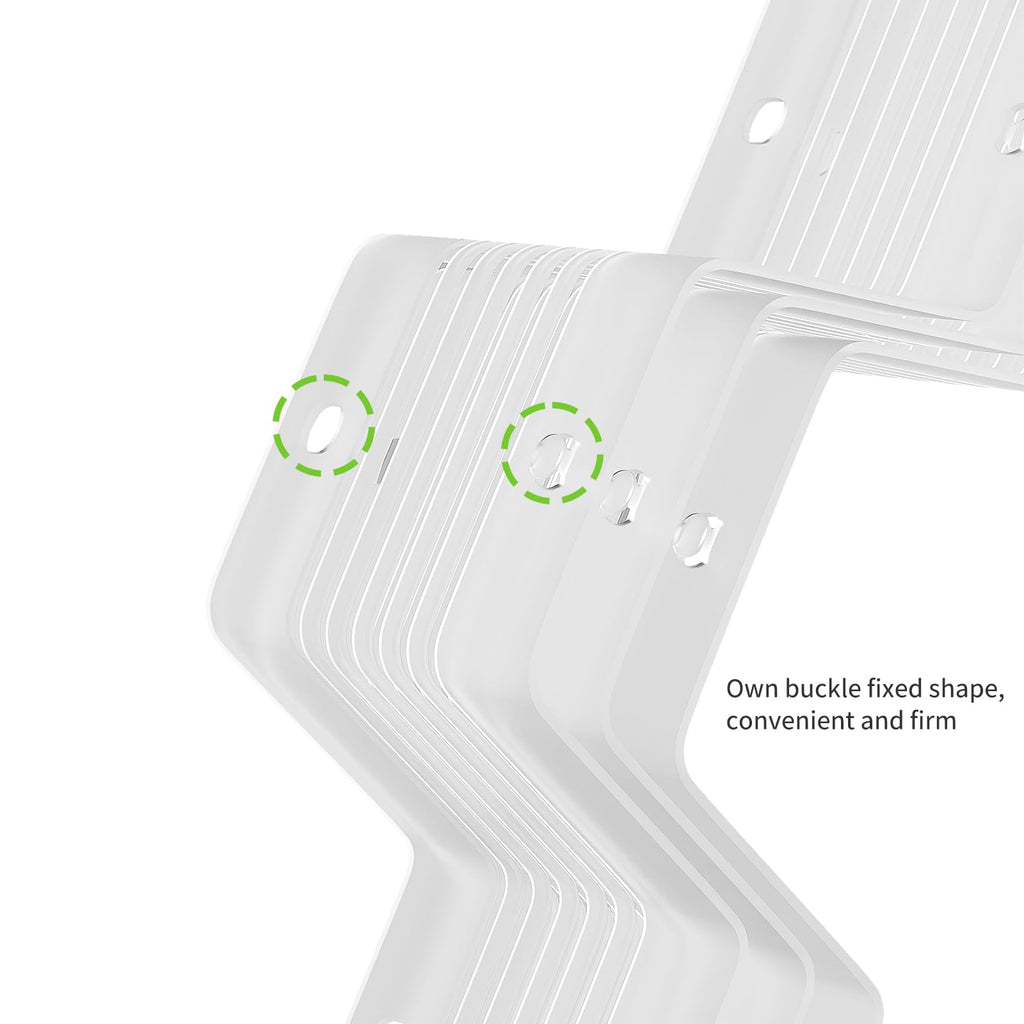 Honeycomb Separator Adjustable Drawer Organizer Divider for Underwear Belt-Scarf Socks Organizer (White(4pcs))