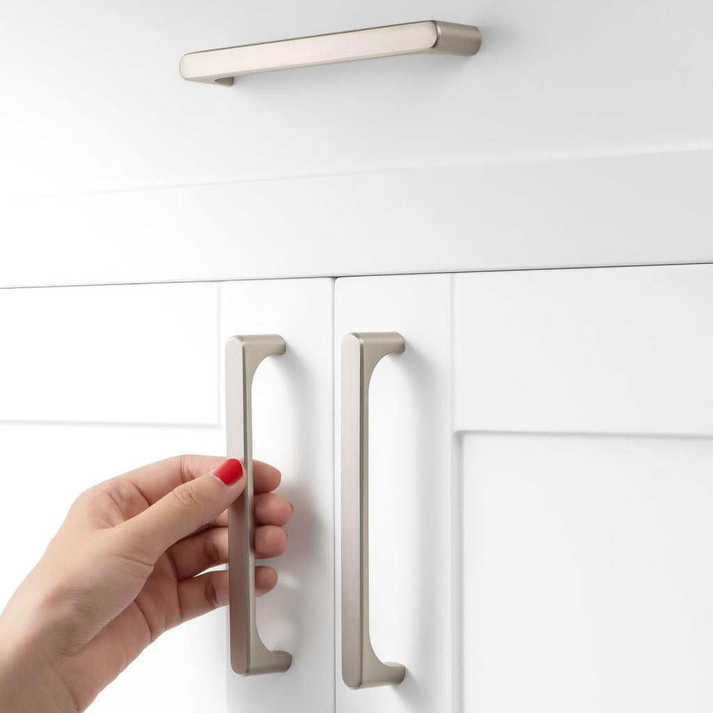 5 Inch Brushed Nickel Cabinet Pulls Kitchen Handles 10 Pack 3126