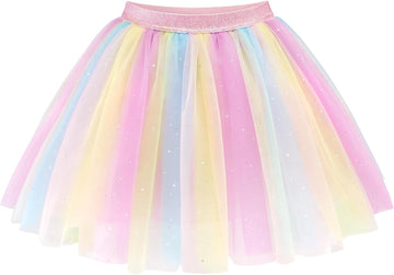 Tutu for Girls Skirt Layered Tulle Ballet Princess Birthday Outfit
