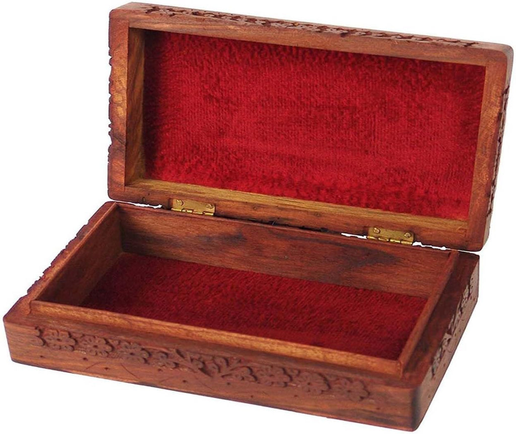 Jewellery Box for Women Wooden Jewel Organizer Hand Carved Jewellery box, Wooden Jewelry Organizer box, Vanity