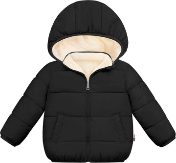 Baby Boys Girls Winter Puffer Jacket Thicken Warm Fleece Outweaar
