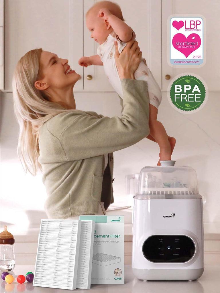 2PCS HEPA Filters, Replacement Accessories for Baby Bottle Washers