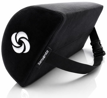 Half Moon Lumbar Support Pillow, Elevates Comfort, 100% Pure Memory Foam, Fits Most Seats