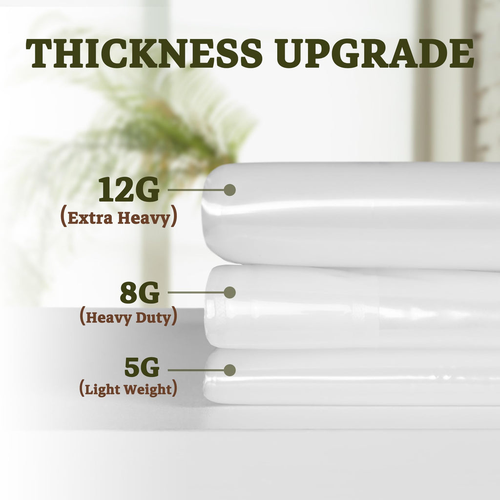 Extra Heavy Duty Shower Curtain Liner Clear, 72x72