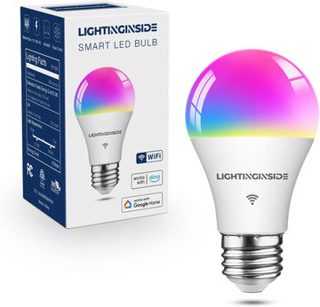 Smart Bulbs Compatible with Alexa/Google Home/SmartLife, 1PC