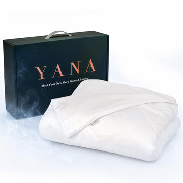Bamboo Cooling Blanket, 100% Bamboo Lyocell, Lightweight Breathable Blanket for Hot Sleepers, Bamboo & Down