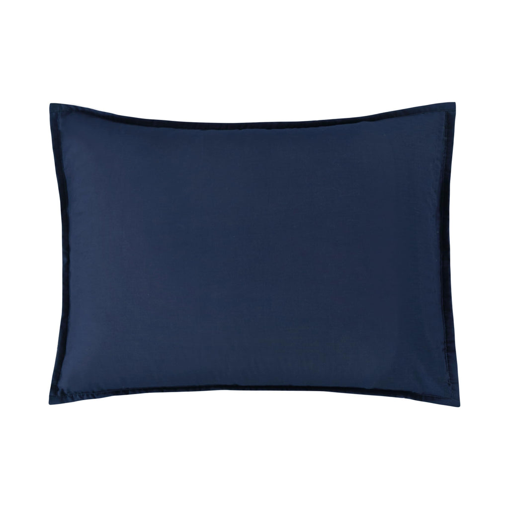 Seaside Denim Jacquard Cotton 2-Piece Quilt Set