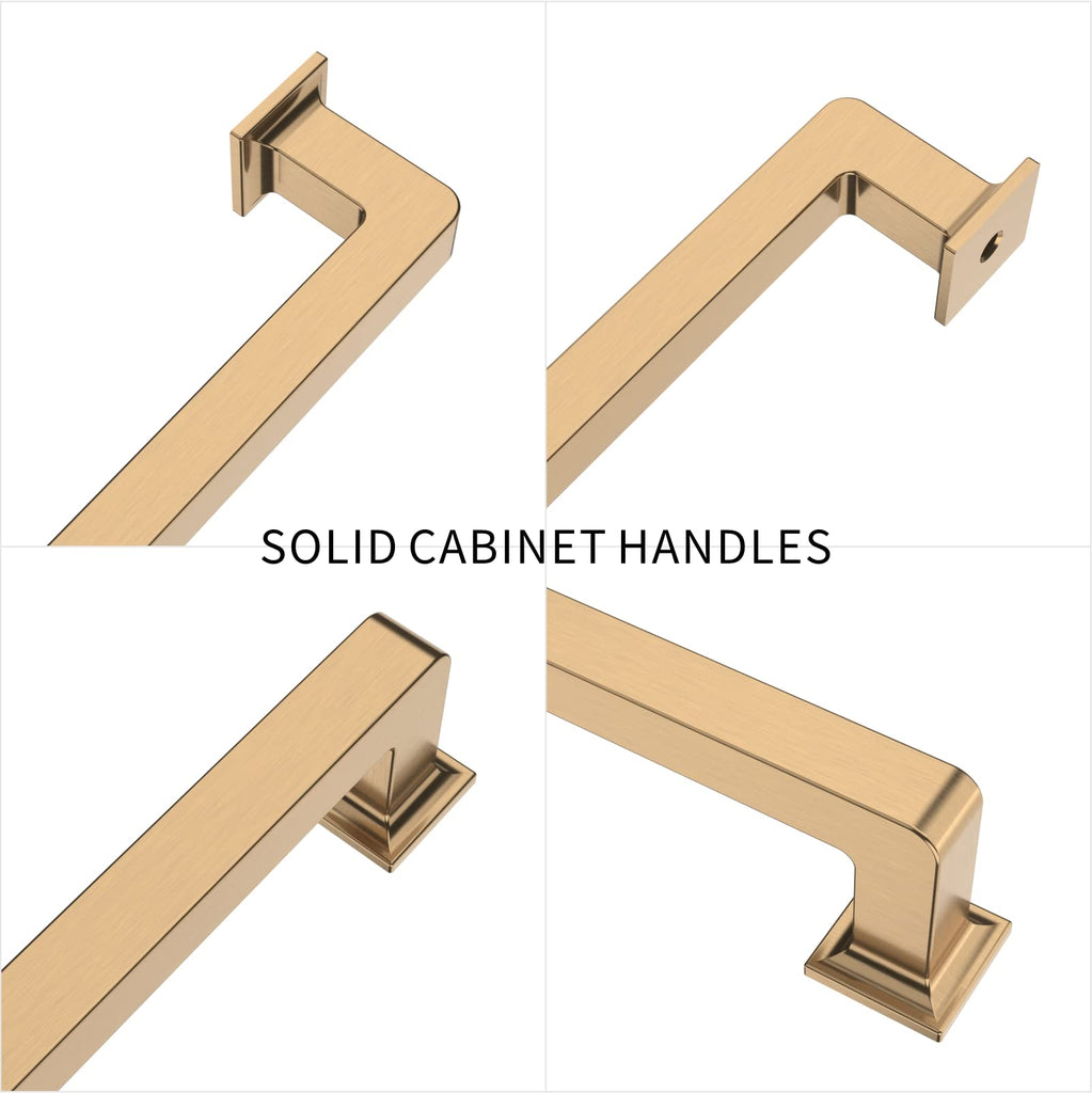 6 Pack 3 Inch Champagne Bronze Cabinet Handles,Kitchen Hardware