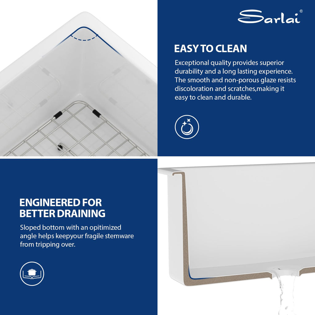 30 Inch White Undermount Sink Fireclay 30x18 Inch White Kitchen Sink Dual Drop in & Undermount Kitchen Sinks Single
