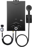 Tankless Water Heater 4.74GPM 18L Outdoor Portable GasHot Water Heater Instant Propane Water Heater with Digital