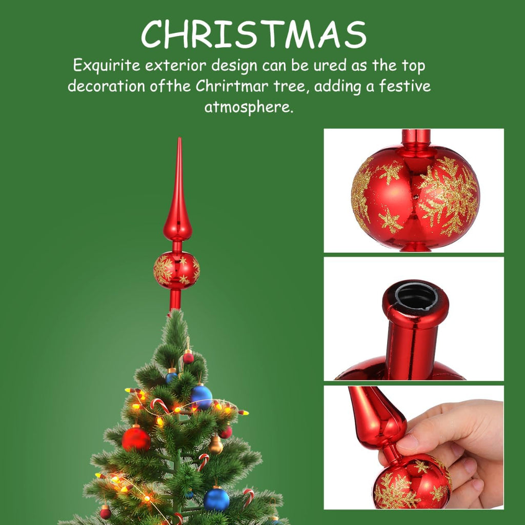 3pcs Christmas Tree Topper, for Xmas Party Decorations