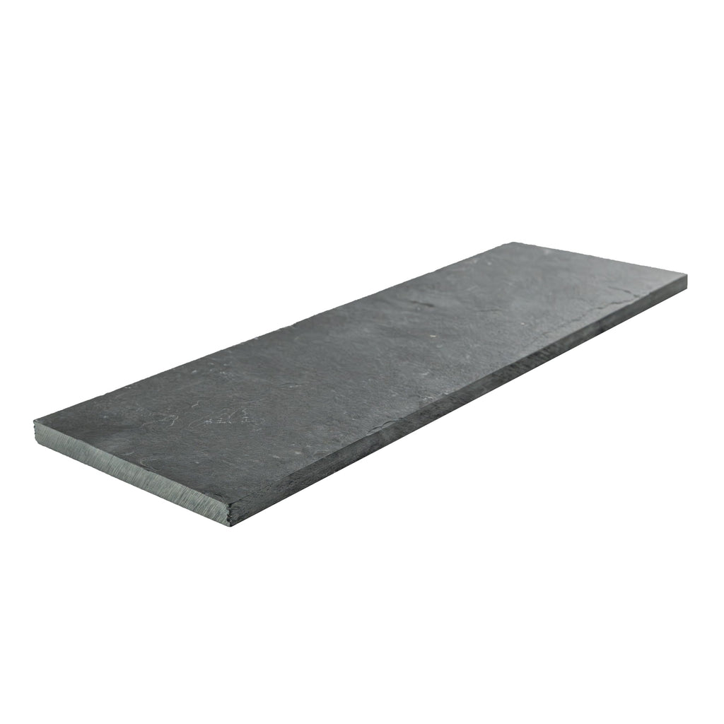 Gauged Slate Subway Tile | Camden Black Charcoal | 4" x 12"
