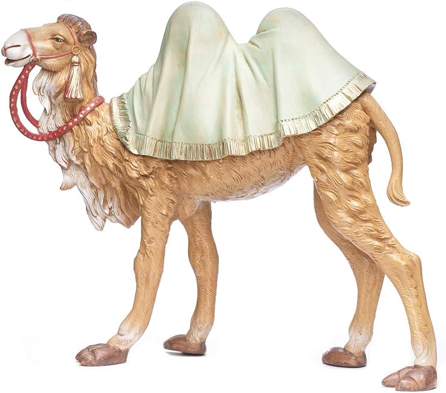 Fontanini by Inc., Standing Camel, 12" Collection, Nativity Figure and Accessories, Hand Sculpted and Painted