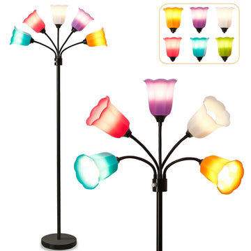 Medusa Floor Lamp, Multi Head Modern Tall Lamp
