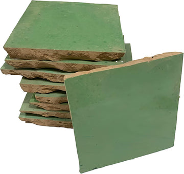 Mosaic & Tile House Handmade 4x4-in. Solid Color Sage Green (MSC01-17)
