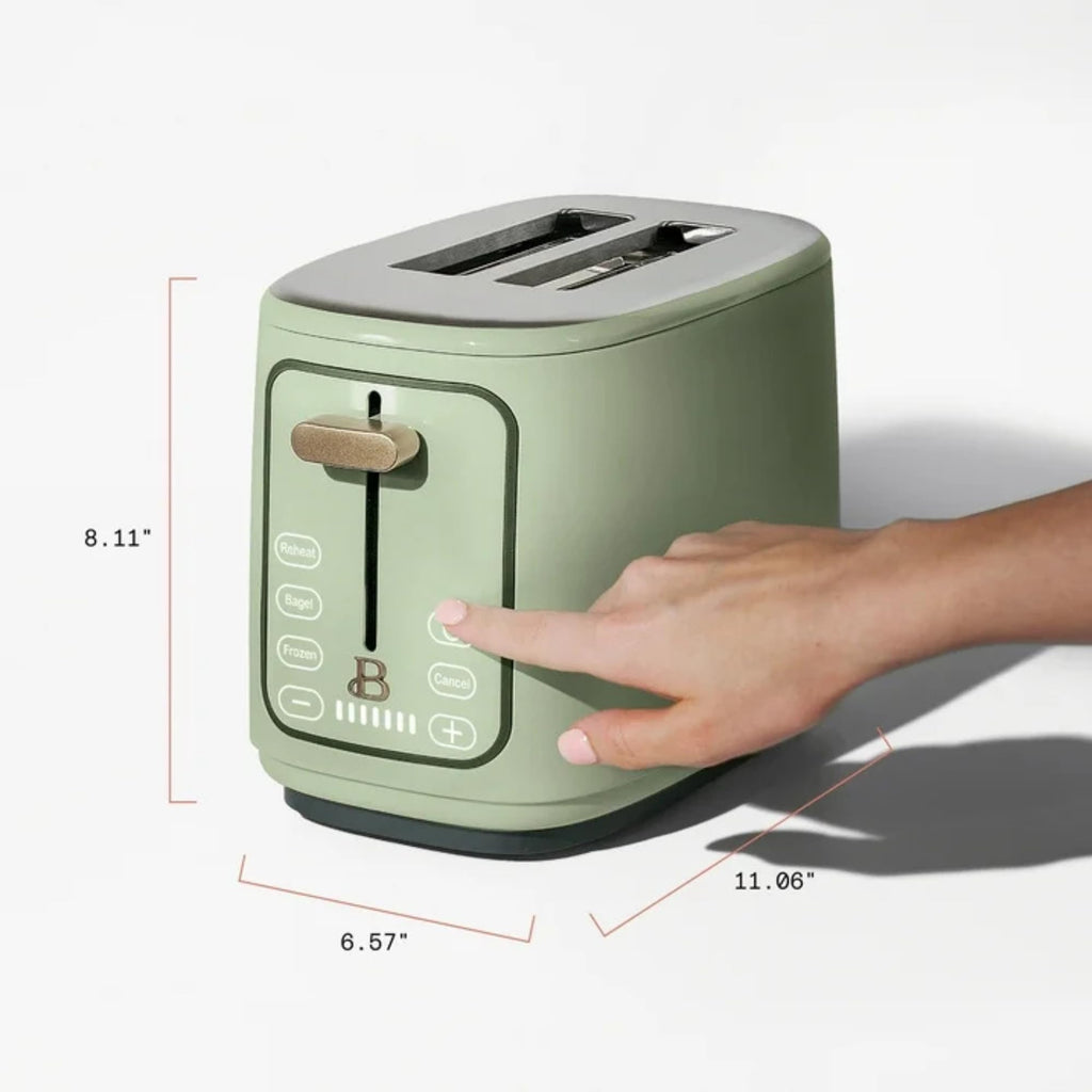 2 Slice Digital Toaster with Touch Control Panel, Adjustable Toast Shade Settings, Wide Bread Openings, Bagel &