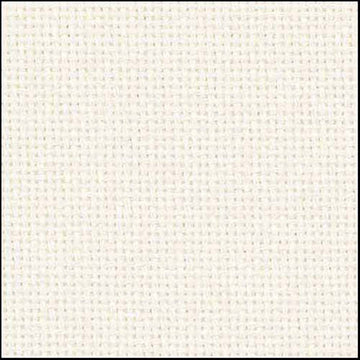 25Ct Lugana Evenweave-18X27" Needlework Fabric - Antique White