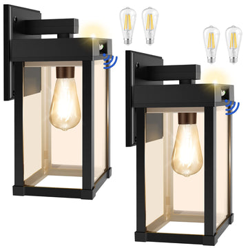 Solar Wall Lights Outdoor with Motion Sensor, 3 Modes, Dusk to Dawn