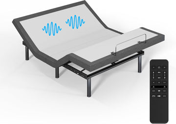 Adjustable Bed Frame with Wireless Remote - Comfortable Zero Gravity Massage with Head & Foot Incline, Dual USB